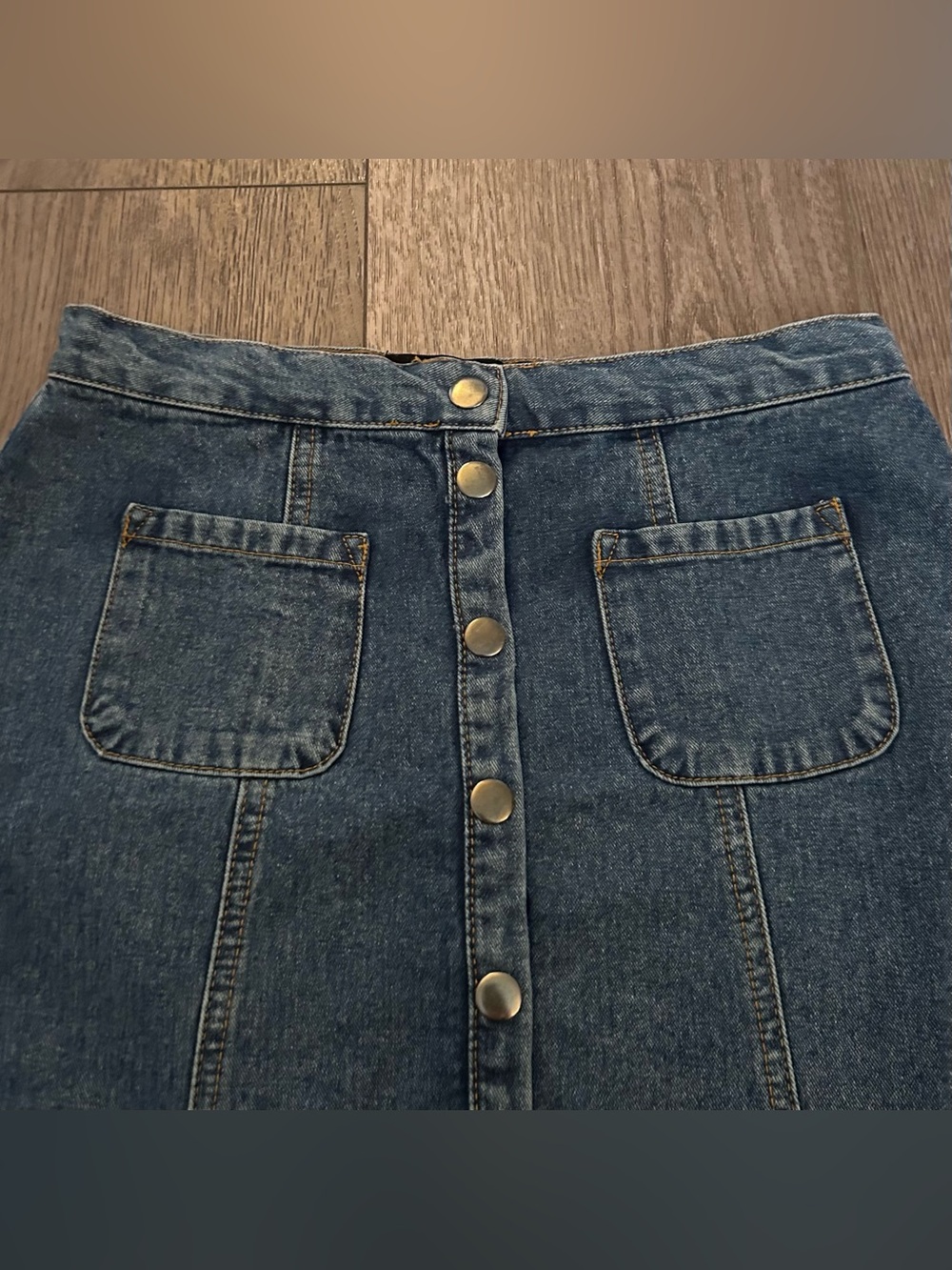 BDG Urban Outfitters High Waisted Denim Mini Skirt Size Medium - Picture 3 of 8